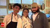 Namrata Shirodkar and Mahesh Babu pose with celebrity chef Vikas Khanna during their New York vacation | Telugu Movie News - Times of India