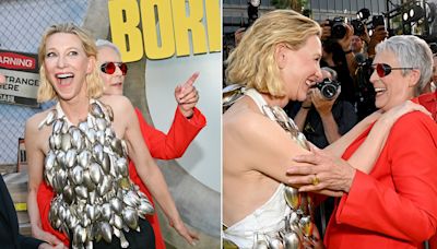 Cate Blanchett narrowly avoids wardrobe malfunction thanks to Jamie Lee Curtis' quick thinking