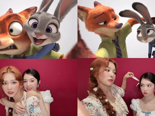 【影片】Red Velvet瑟琪和Irene模仿《動物方城市》Judy&Nick完美還原、可愛爆擊！！