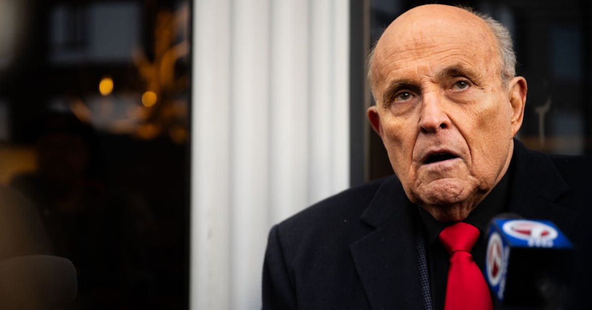 New Rudy Giuliani Bankruptcy Filings Expose Just How Broke He Is