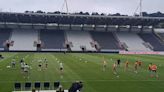 Ireland training in Páirc Uí Chaoimh ahead of Euro 2025 qualifier against France tomorrow