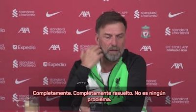 Klopp, sobre Salah: "Si no nos conociéramos desde hace tiempo... no sé cómo lo habríamos manejado"