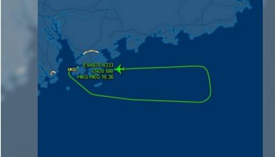 香港台北「班機訊號異常」飛一半折返 長榮致歉：需進一步檢修