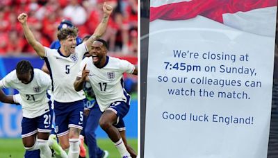 County Durham and Darlington shops to close early for England's Euro 2024 final