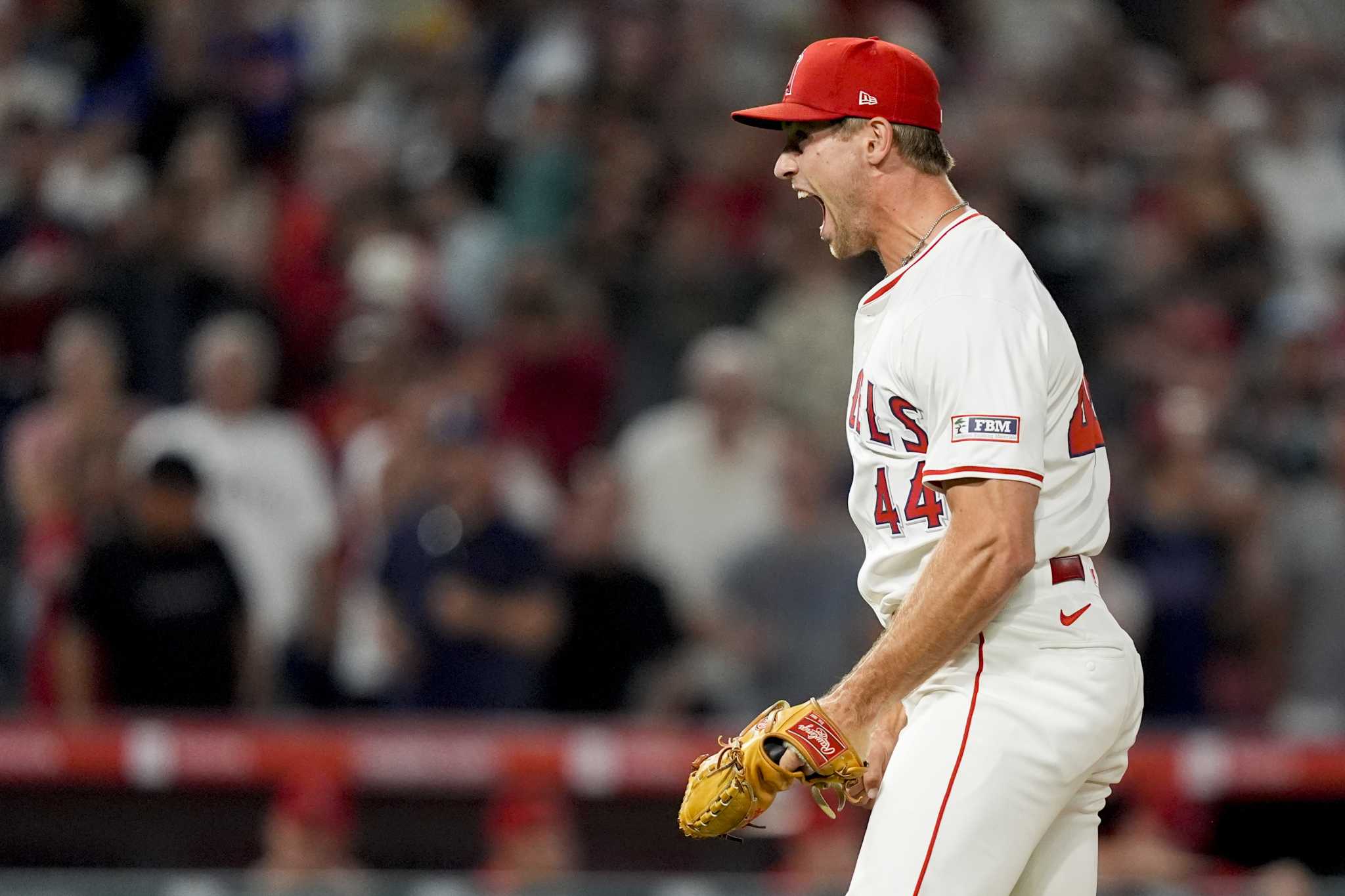 104.7 mph: Angels' Joyce gets 1st save, strikes out Martinez on fastest pitch in majors this season