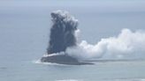 A huge underwater volcano blast formed a new island off the coast of Japan