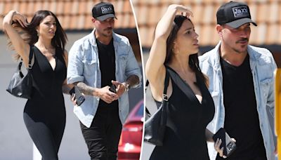 Jax Taylor, 44, grabs lunch with model Paige Woolen, 32, following Brittany Cartwright split