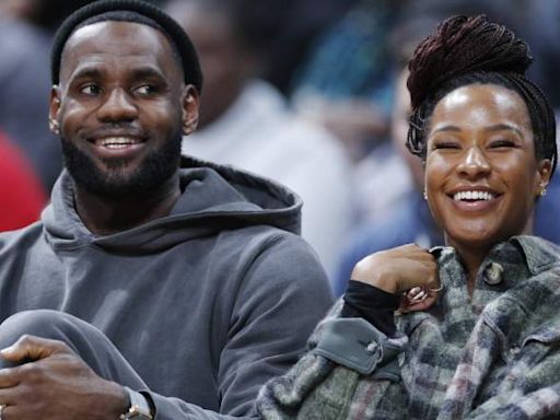 LeBron James’ Wife Reacts to Viral Joke About Bronny James