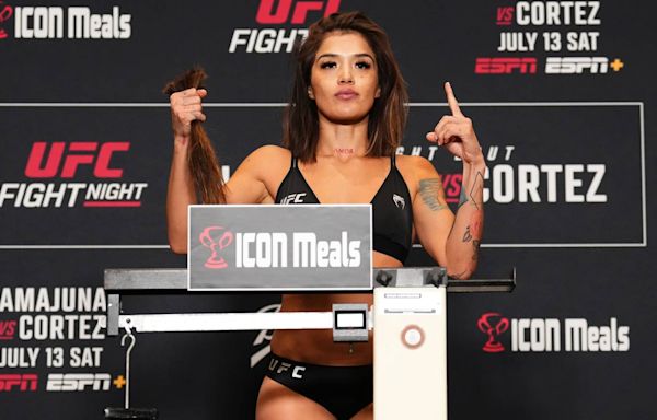 UFC fighter Tracy Cortez makes weight by chopping off her hair ahead of fight vs. Rose Namajunas