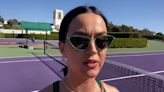 Katy Perry flaunts figure and pans camera down to belly after pregnancy rumors