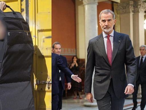 Interior refuerza la seguridad de Felipe VI con dos nuevos maletines desplegables que le protegen de posibles ataques con pistolas y armas largas