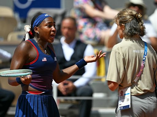 Coco Gauff Argues ‘Unfair’ Officiating Call During Tough Olympics Loss