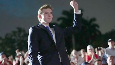 Where is Barron? Donald Trump's youngest son notably absent from RNC