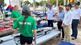 El Mundial de la clase Topper reúne a 174 embarcaciones en el Mar Menor