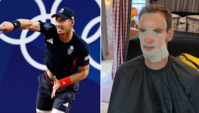 It's game, set and mask for Andy Murray