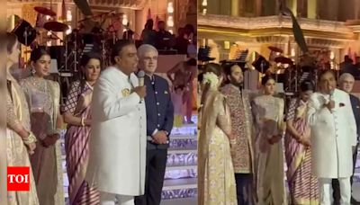 Mukesh Ambani expresses his thoughts in an overwhelming blessings speech for newly wed couple-Radhika Merchant and Anant Ambani | Hindi Movie News - Times of India