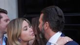 Donald Trump Jr gets kiss from Holly Valance as ex-pop star throws £8,000 US election fundraiser bash in London