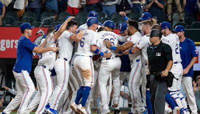 Texas Rangers keep walking it off this season with Langford's grand slam their latest game-ender