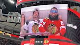 CM Punk Attends Blackhawks Game With Jey Uso & Jackie Redmond