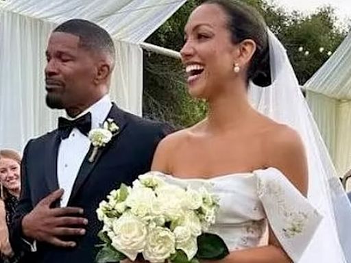 La emoción de Jamie Foxx al acompañar a su hija al altar tras superar sus graves problemas de salud