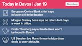 Davos Latest: Moynihan Sees US Economy in Relatively Good Shape