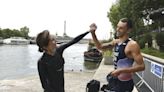 French sports minister takes a dip in the Seine ahead of Paris Olympics