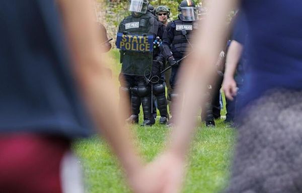 IU protests and police action draw criticism, defense