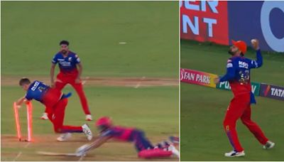 RR Vs RCB, IPL 2024 Eliminator: Virat Kohli's Rocket Throw Finds Dhruv Jurel Short - Watch Video