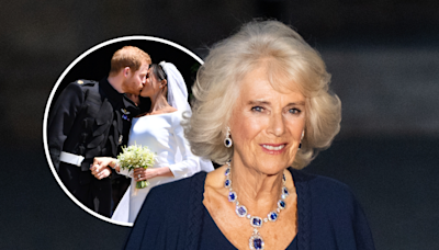What Queen Camilla said about Harry and Meghan's wedding
