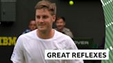 Wimbledon 2024 video: Patten rewarded after unbelievable reflexes