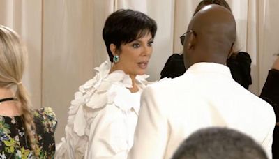 Date Night! Kris Jenner and Corey Gamble Match in White Outfits at 2024 Met Gala