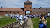 The yearly memorial march at the former death camp at Auschwitz overshadowed by the Israel-Hamas war