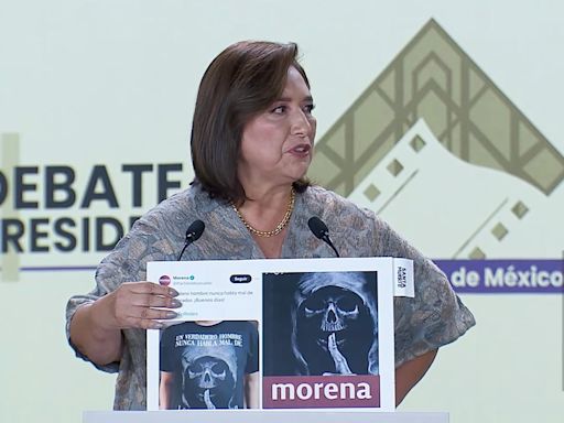 Entre la Santa Muerte, la “priandilla inmobiliaria” y el frasco de agua contaminada: los momentos del segundo debate presidencial