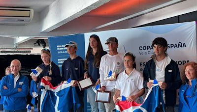 Alejandro Martín y Ariane Muñoz, campeones de la Copa de España de 420