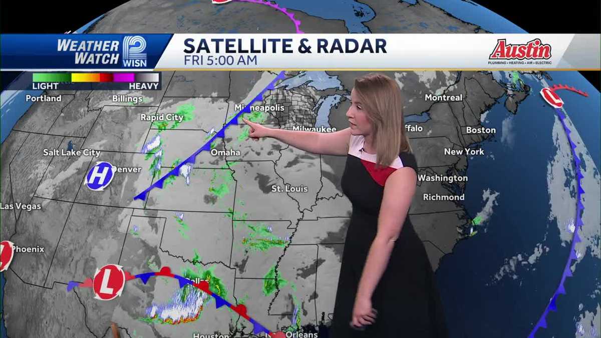 Sunshine to Weekend Shower Chance