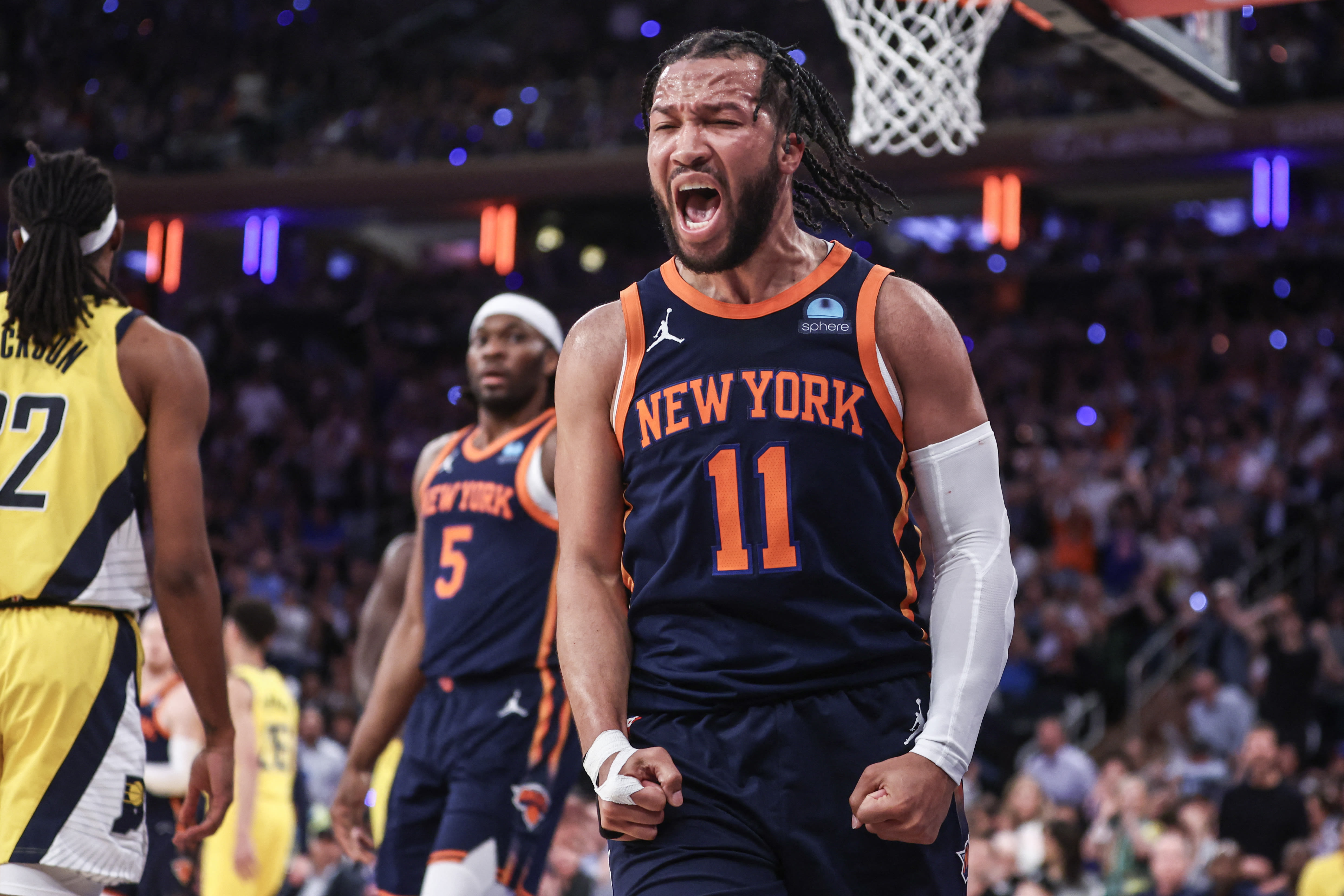 Inside the night Jalen Brunson pulled a Willis Reed to lift the Knicks to an improbable win