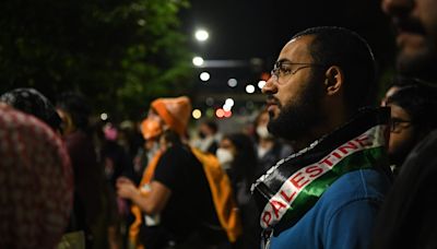 Smaller group of pro-Palestinian demonstrators gathers on University of Tennessee campus