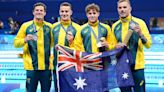 Aussie men's 4x100m relay team just miss out on gold in Paris
