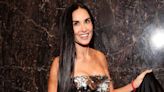 Demi Moore Dazzles in Silver Strapless Dress at 2023 CFDA Awards