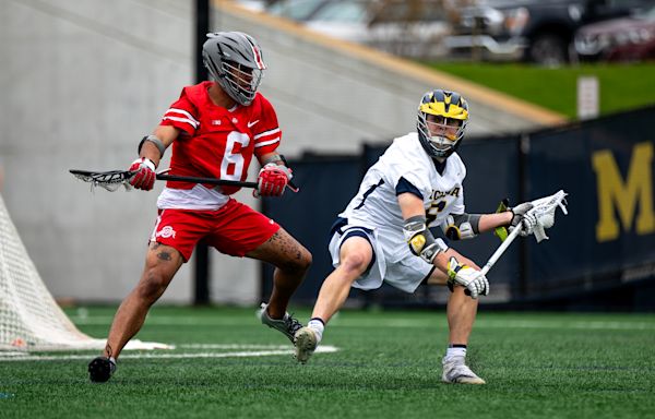 Michigan upsets Johns Hopkins 10-7 to advance to Big Ten Championship