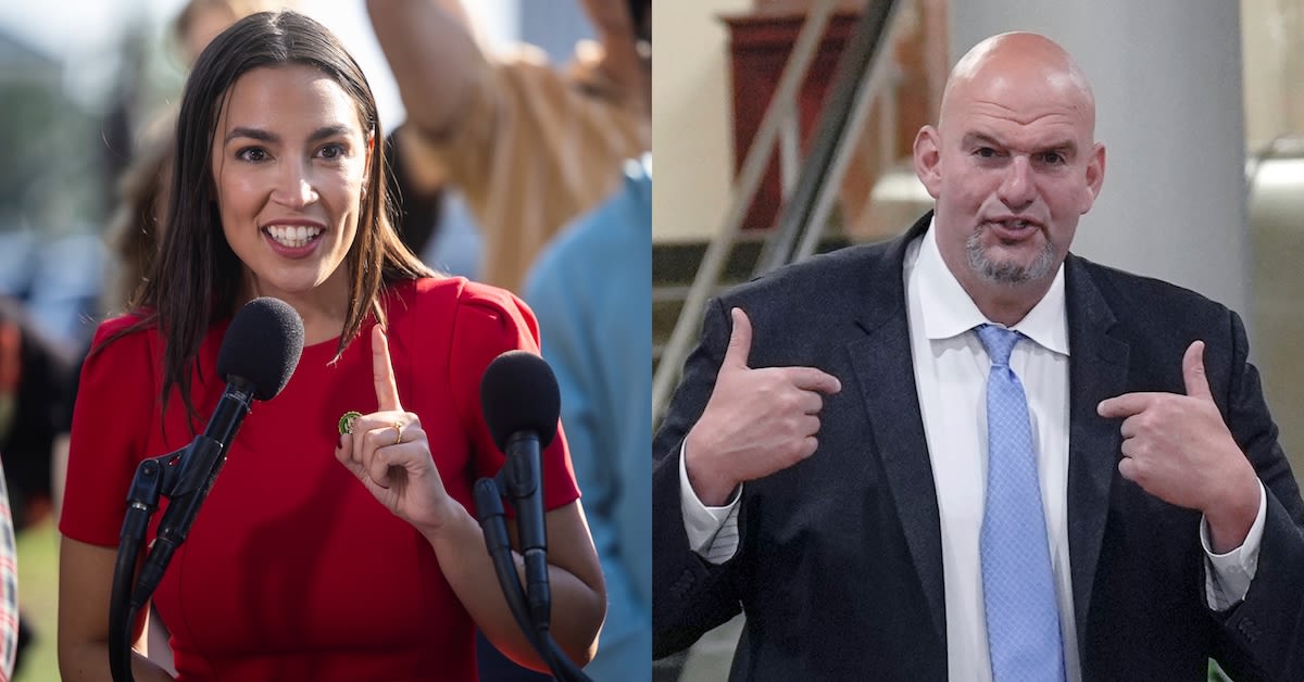 AOC Blasts ‘Confused’ Fellow Dem Fetterman After He Roasts Chaotic House Committee Yelling Match