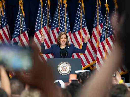 Harris hits the campaign trail as endorsements and delegates pile up