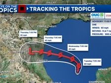 Tropical storm watch issued for Texas as Potential Tropical Cyclone 1 brews in the Gulf