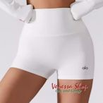 小V私家~ 加州 ALY 2023新款 專業瑜珈服 女の修身三分褲 運動健身提臀褲 短褲 5色 (P1578)