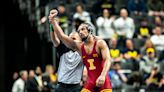 Iowa State wrestlers beat Illinois in Beauty and the Beast event at Hilton Coliseum