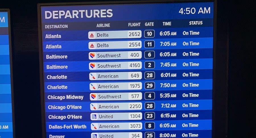 Operations resume at Bradley International Airport after global outage
