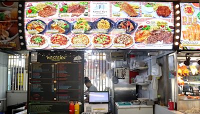 Buah Keluak Chicken Chop & Laksa Pizza at secret Peranakan-Western stall, closing this month