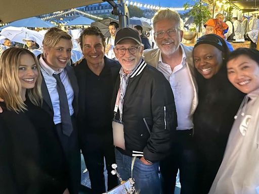 Margot Robbie, Tom Cruise, Steven Spielberg and Greta Gerwig Pose for Epic Photo at Paris Olympics
