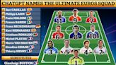 The ultimate Euros football team, according to ChatGPT