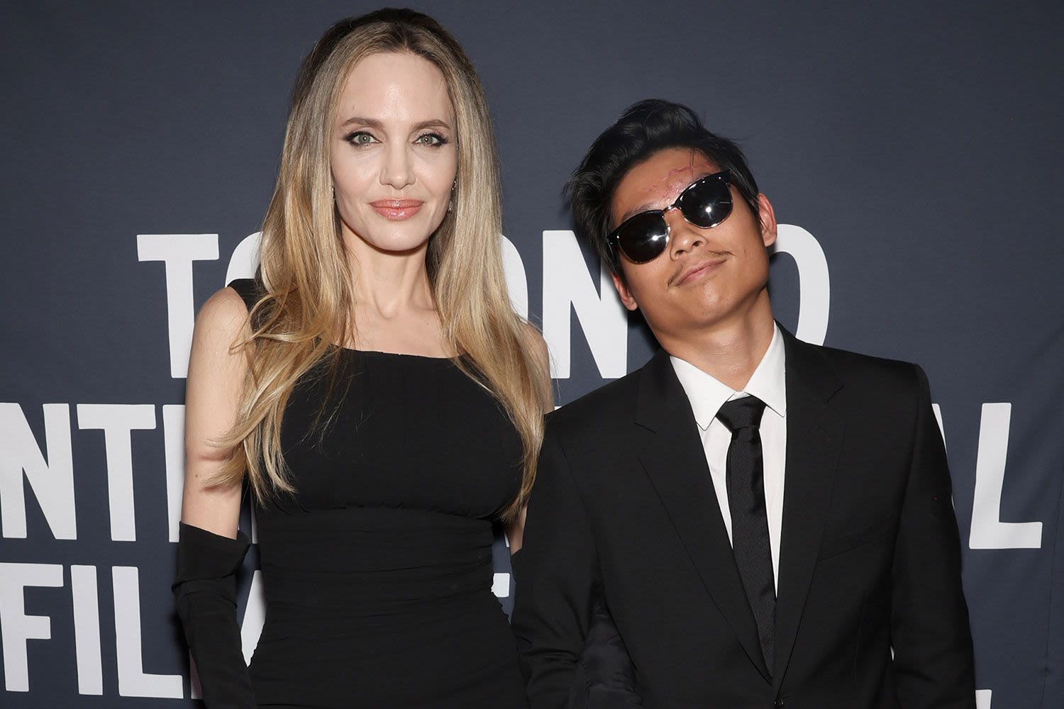 Angelina Jolie Brings Her Son Pax Jolie-Pitt to TIFF, Plus Taylor Swift, Travis Kelce, Brad Pitt and More